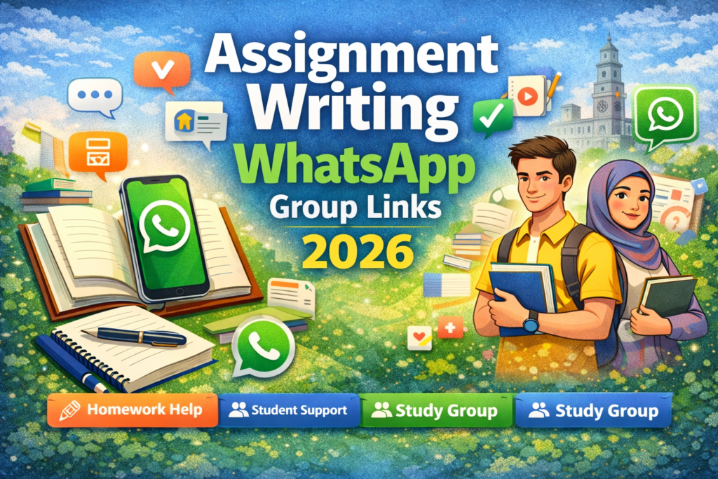 Assignment Writing WhatsApp Group Links