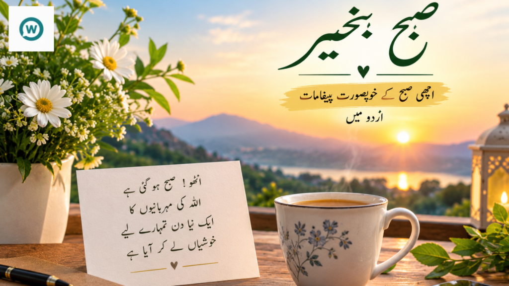 good morning wishes in urdu